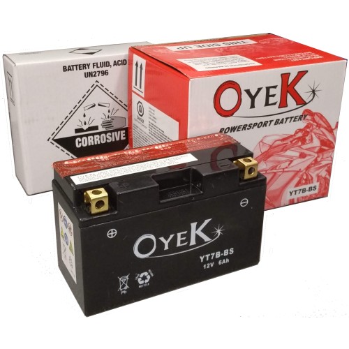 ΜΠΑΤΑΡΙΕΣ YT7B-BS (YT7B-4) OyeK (8) - (ΤΑΙ)