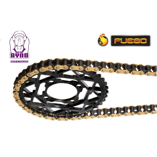 ΑΛΥΣ/ΝΑΖΑ ΠΑΠΙ HND SUPRA-X 125 (420) RYNO ΧΡΥΣΗ ΕΝΙΣΧ. ΑΛΥΣΙΔΑ - (ΤΛΝ)