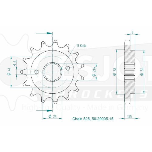 ΓΡΑΝΑΖΙΑ ΚΙΝ 296-15 ESJOT (E29005) - (ΓΕΡ)