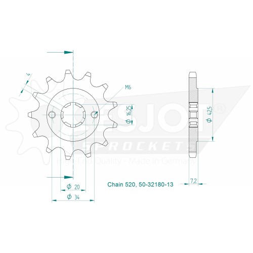 ΓΡΑΝΑΖΙΑ ΚΙΝ 50-32180-13 ESJOT (E32180) - (ΓΕΡ)