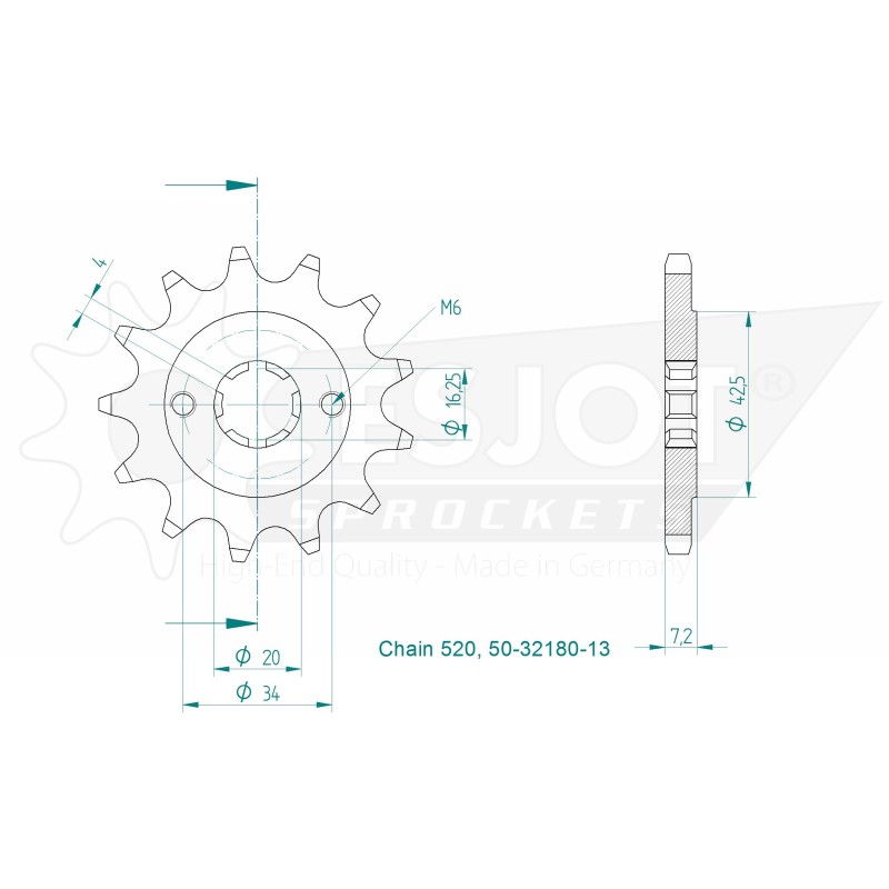ΓΡΑΝΑΖΙΑ ΚΙΝ 50-32180-13 ESJOT (E32180) - (ΓΕΡ)