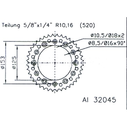 ΓΡΑΝΑΖΙΑ ΡΟΔ 210-40 ESJOT (E32045) - (ΓΕΡ)