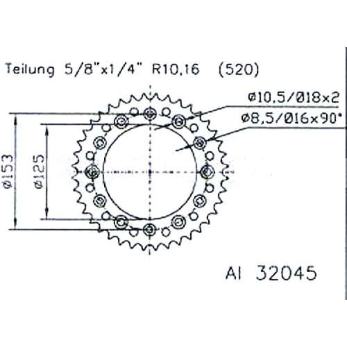 ΓΡΑΝΑΖΙΑ ΡΟΔ 210-40 ESJOT (E32045) - (ΓΕΡ)