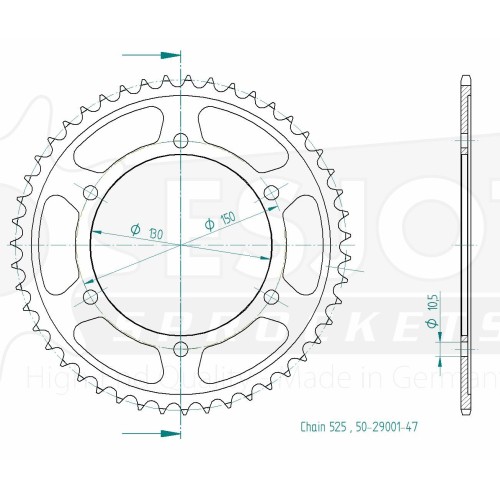 ΓΡΑΝΑΖΙΑ ΡΟΔ 300-47 ESJOT (E29001) - (ΓΕΡ)