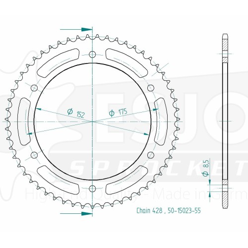 ΓΡΑΝΑΖΙΑ ΡΟΔ 839-55 ESJOT (E15023) - (ΓΕΡ)
