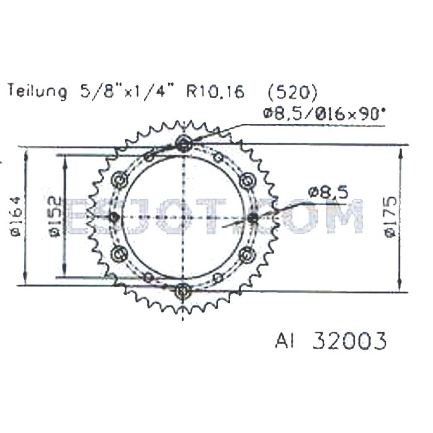 ΓΡΑΝΑΖΙΑ ΡΟΔ 853-43 ESJOT (E32003) - (ΓΕΡ)