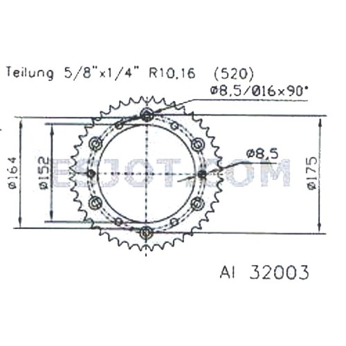 ΓΡΑΝΑΖΙΑ ΡΟΔ 853-43 ESJOT (E32003) - (ΓΕΡ)