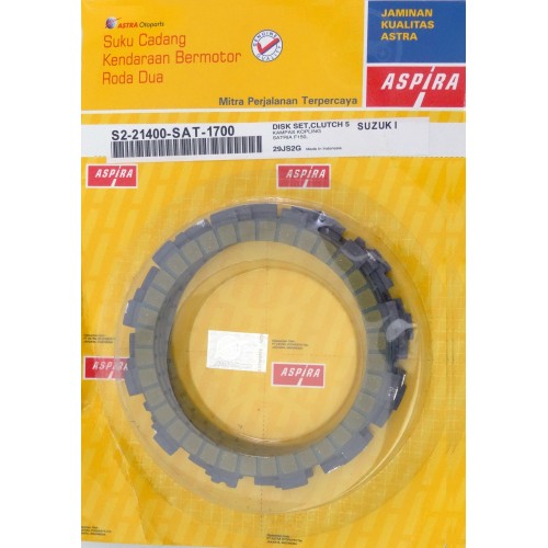 ΔΙΣΚΟΙ ΑΜΠΡΑΓΙΑΖ SZK FX125 ΣΕΤ ASPIRA (SAT) - (ΙΝΔ)