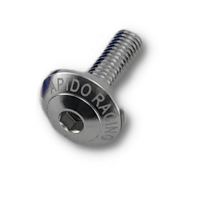 ΒΙΔΕΣ ΠΛΑΤΥΚΕΦΑΛΕΣ ΑΛΟΥΜ. APIDO Φ6 20mm ΑΣΗΜΙ (200) - (ΤΑΙ)