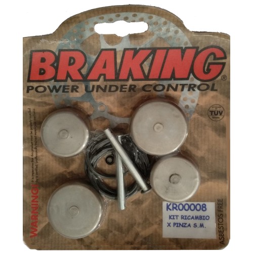 ΔΑΓΚΑΝΑΣ Δ/ΦΡ ΠΙΣΤΟΝΙΑ+ΤΣΙΜΟΥΧΕΣ BRK KR0008 SUPER MΟTARD - (ΙΤΑ)