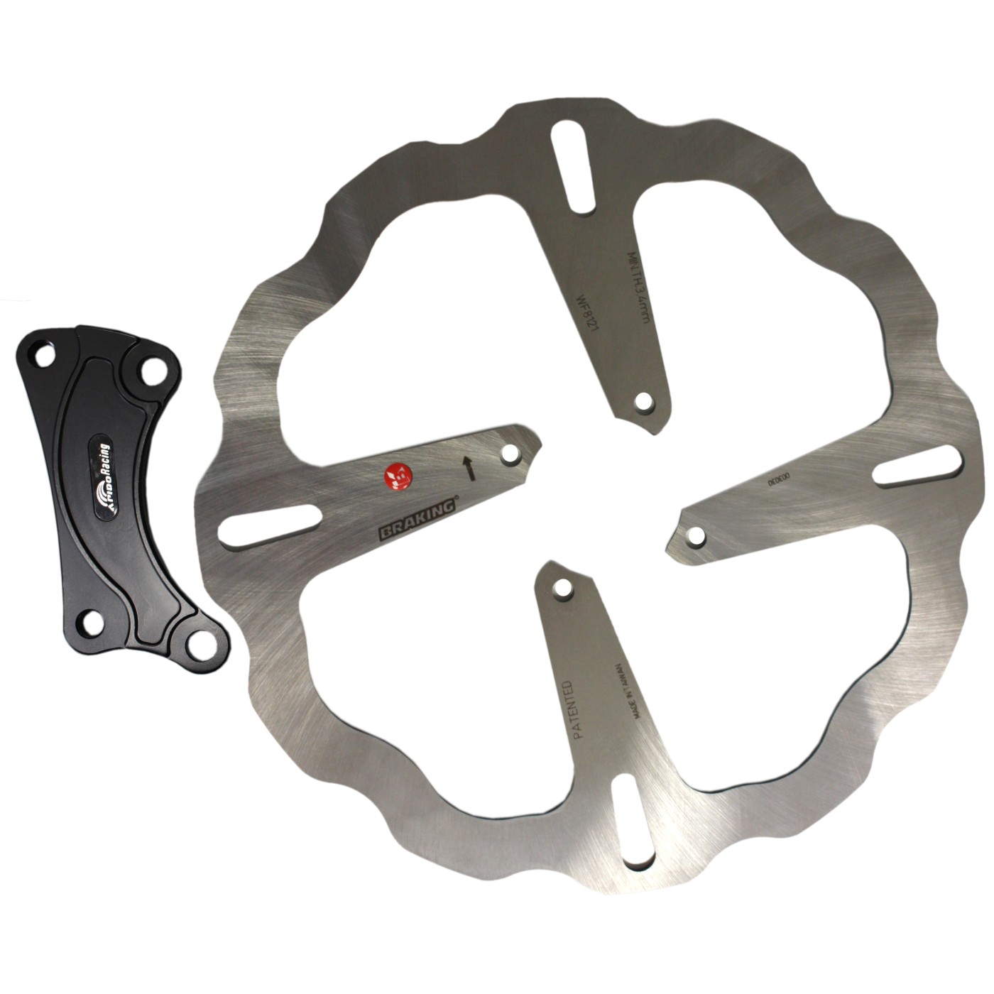 ΔΙΣΚΟΠΛΑΚΕΣ + ΑΝΤ/ΡΑΣ BRAKING YMH CRYPTON-R 115 OVERSIZE 300 - (ΙΤΑ)