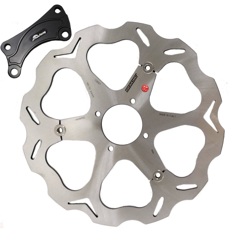 ΔΙΣΚΟΠΛΑΚΕΣ + ΑΝΤ/ΡΑΣ BRAKING YMH CRYPTON-X 135/R115/T110/S115 ΠΛΕΥΣΤΕΣ OVERSIZE 300 - (ΙΤΑ)
