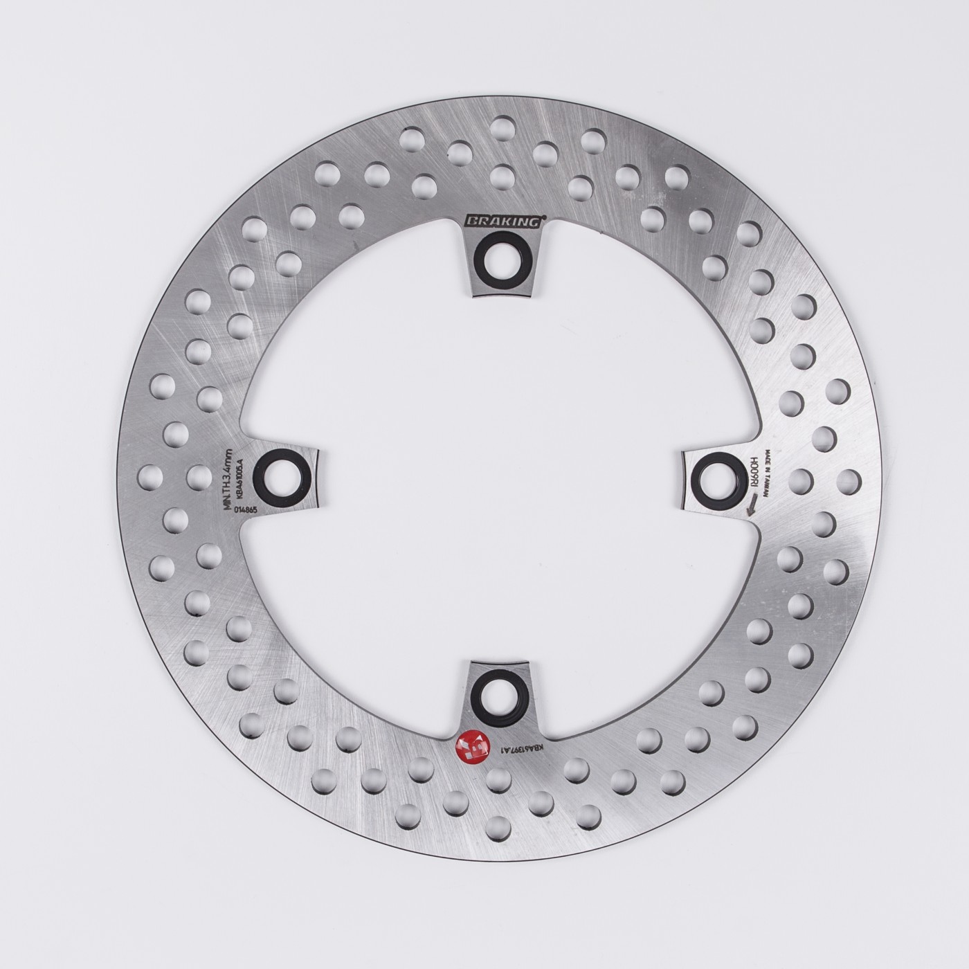 ΔΙΣΚΟΠΛΑΚΕΣ BRK HND CBR 125-XLV125 ΟΠΙΣΘ ΣΤΡΟΓΓ (HO09RI) - (ΙΤΑ)