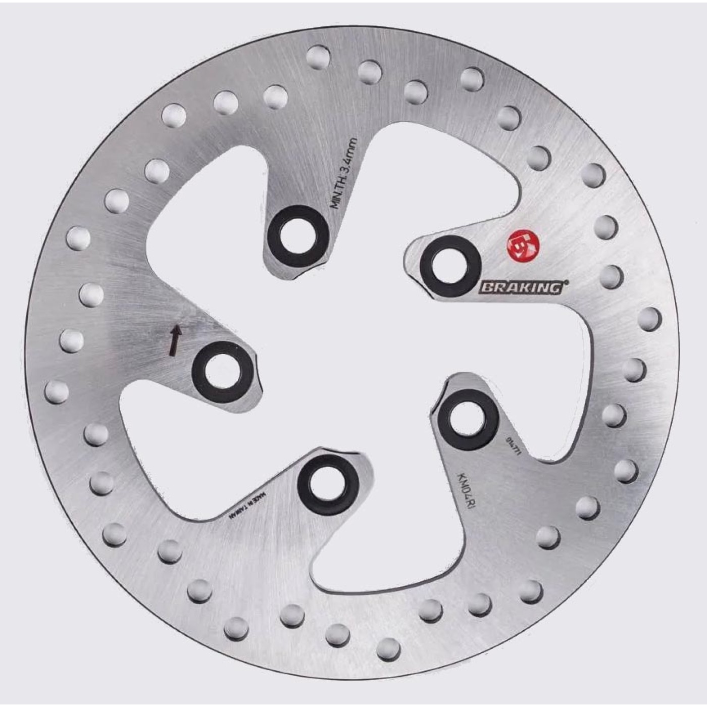 ΔΙΣΚΟΠΛΑΚΕΣ BRK KMC GRAND DINK 125/250 01-06 ΟΠΙΣΘ ΣΤΡΟΓ (KM04RΙ) - (ΙΤΑ)