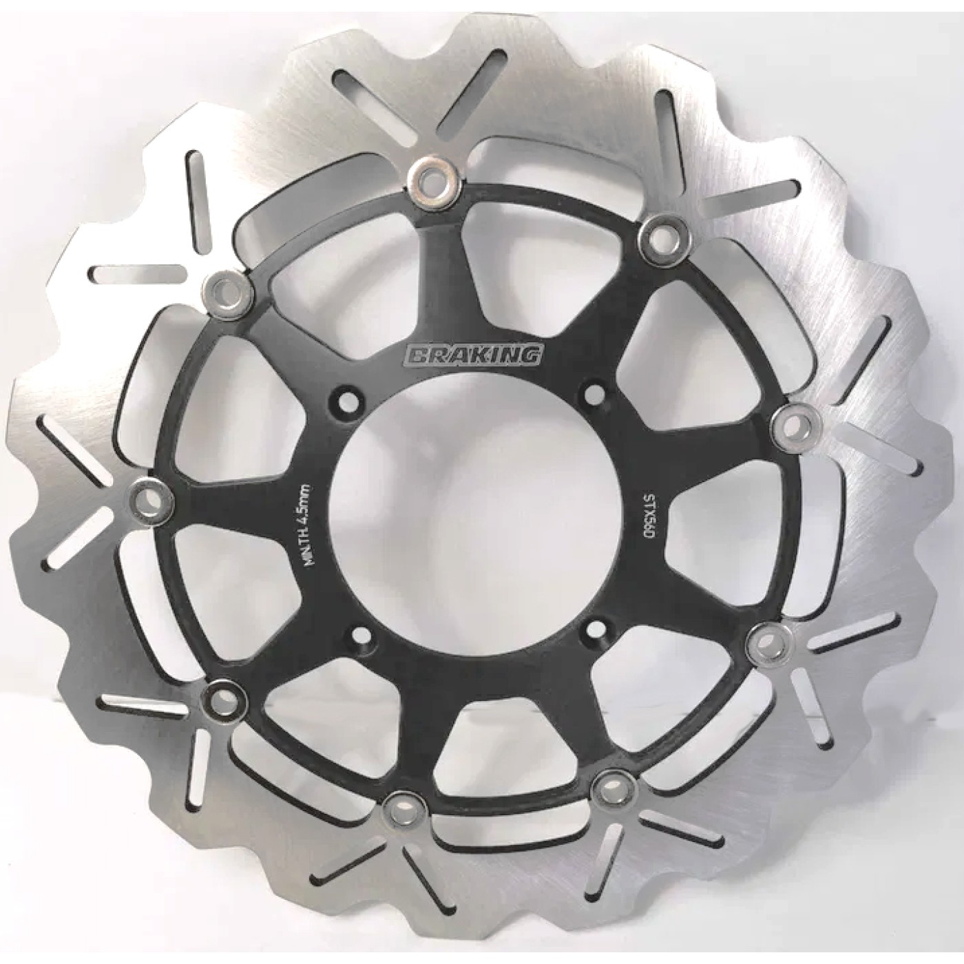 ΔΙΣΚΟΠΛΑΚΕΣ BRK KSK KLX 250/300/650 OVERSIZE 320 ΕΜΠΡ ΜΑΡΓ (STX56D) - (ΙΤΑ)