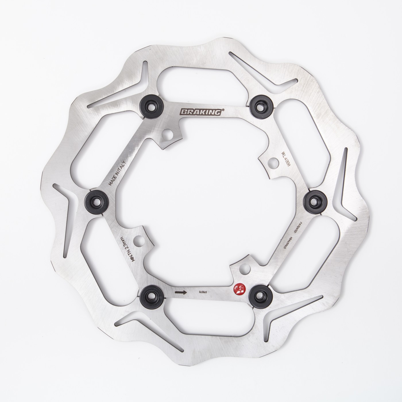 ΔΙΣΚΟΠΛΑΚΕΣ BRK KSK KX 125/250/450, KLX 450 06-08 OVERSIZE 270 ΕΜΠΡ ΜΑΡΓ (WL4008) - (ΙΤΑ)