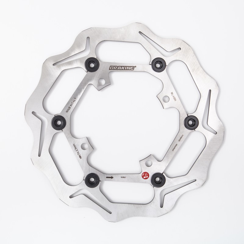 ΔΙΣΚΟΠΛΑΚΕΣ BRK KSK KX 125/250/450, KLX 450 06-08 OVERSIZE 270 ΕΜΠΡ ΜΑΡΓ (WL4008) - (ΙΤΑ)