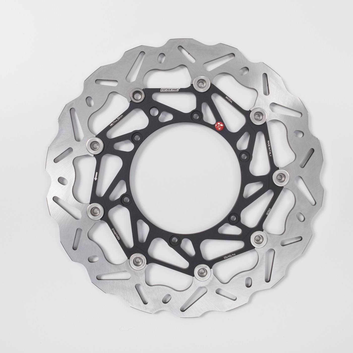 ΔΙΣΚΟΠΛΑΚΕΣ BRK KTM DUKE II 640 OVERSIZE 320 ΕΜΠΡ ΑΡΙΣ ΜΑΡΓ (WK054L)(βλ. WK115) - (ΙΤΑ)