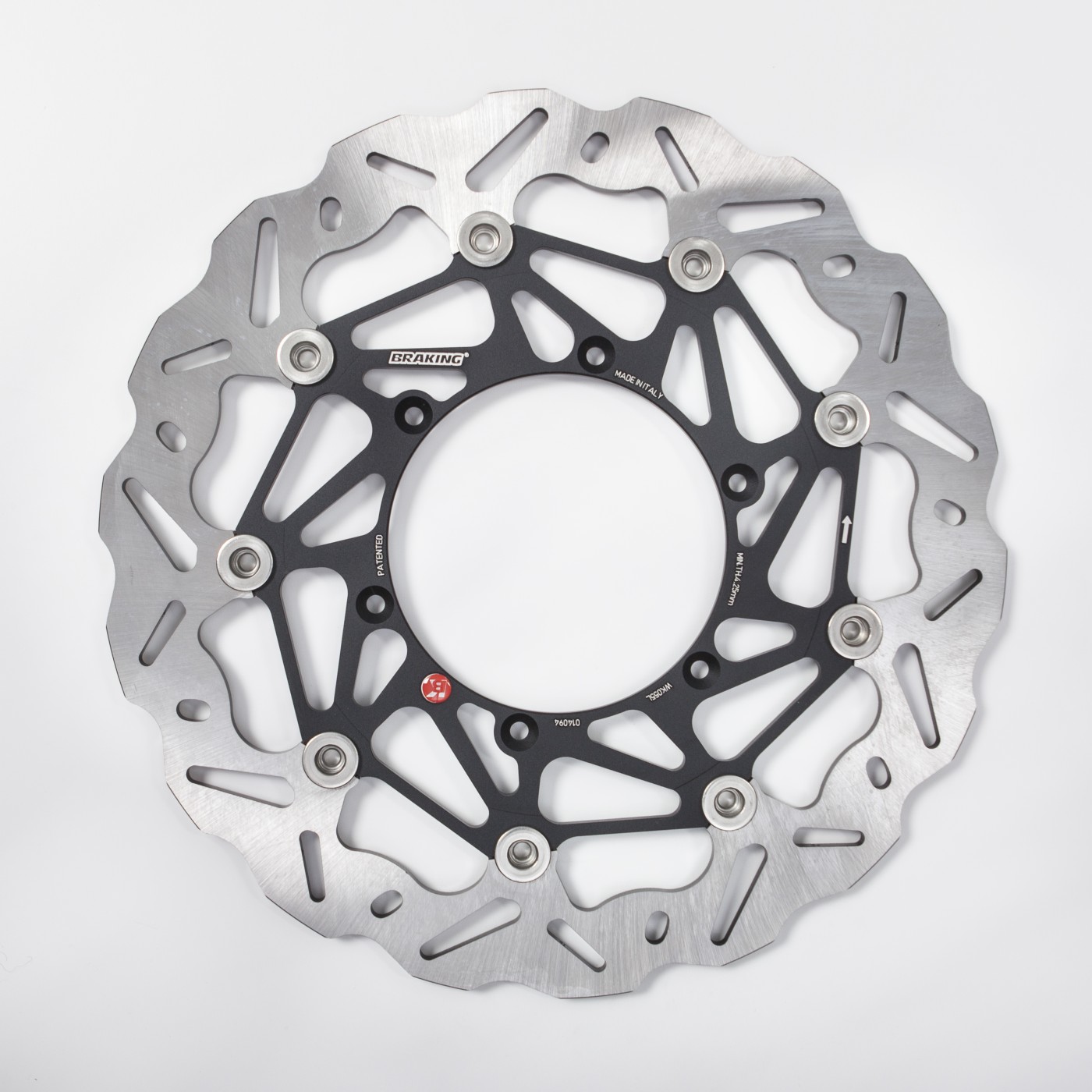 ΔΙΣΚΟΠΛΑΚΕΣ BRK SZK RM 125/250, DRZ400 88-05 OVERSIZE 320 ΕΜΠΡ ΑΡΙΣ ΜΑΡΓ (WK055L) - (ΙΤΑ)