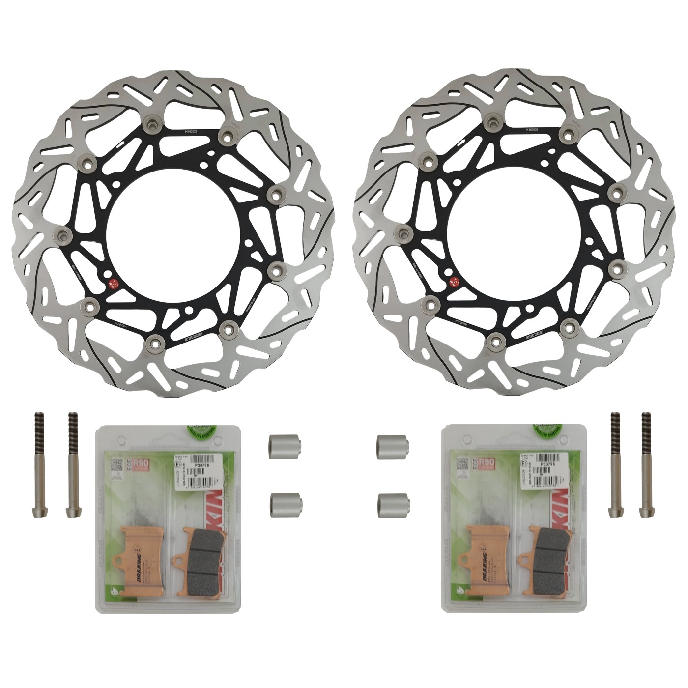 ΔΙΣΚΟΠΛΑΚΕΣ BRK YMH TMAX 530 12-19/TMAX 560 20-21 OVERSIZE ΚΙΤ 320MM ΕΜΠ (OKWK17) - (ΙΤΑ)