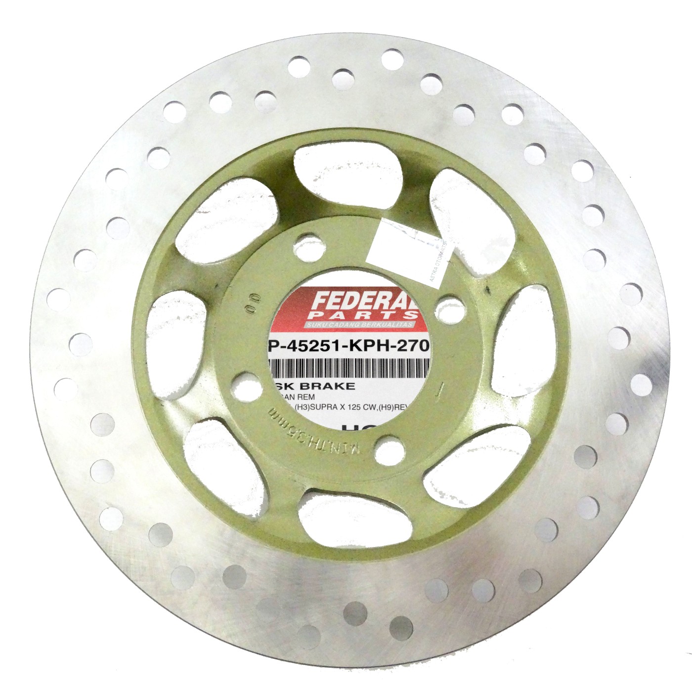 ΔΙΣΚΟΠΛΑΚΕΣ HND INNOVA 125 FEDERAL (KPH) - (ΙΝΔ)