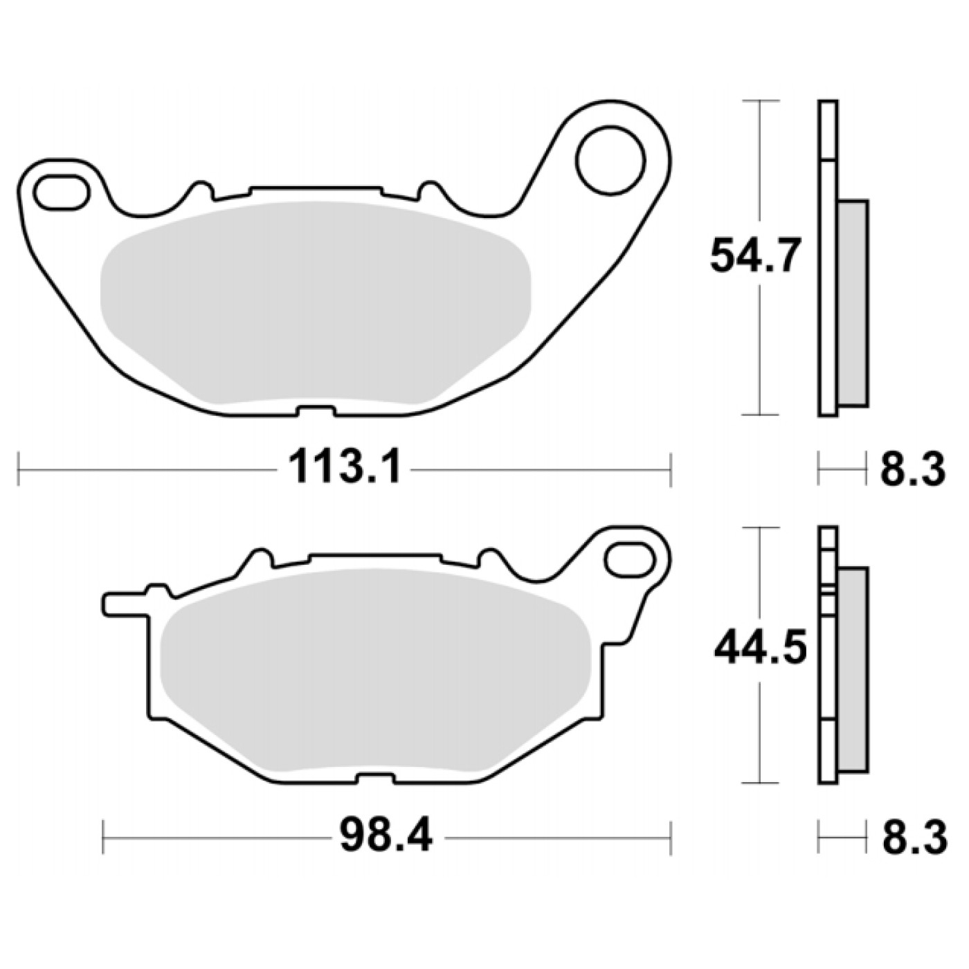 ΤΑΚΑΚΙΑ BRK 968 SM1 (FA705) YMH XMAX 300 (F) - (ΙΤΑ)