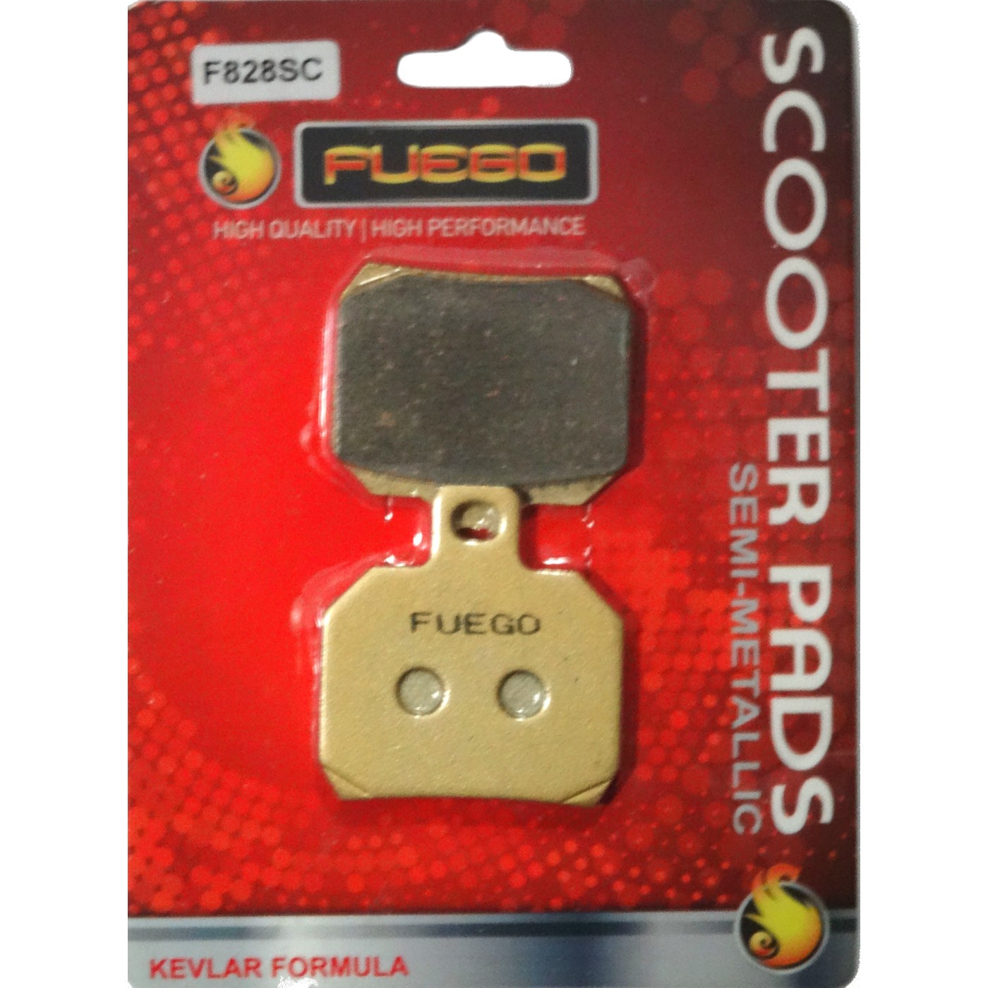 ΤΑΚΑΚΙΑ FUEGO F828SC (FA266) YMH X-MAX 125 (R),PIAG X8 125-200 (R),,X9 125-200-250-500 (R) - (ΤΑΙ)