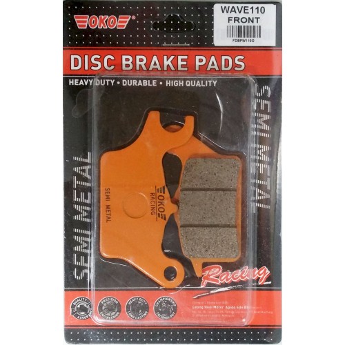 ΤΑΚΑΚΙΑ HND WAVE 110/GTR150/SUPRAX125/GRAND-X110 (F) (FA625)(F117SC) ΗΜΙΜΕΤΑΛΛΙΚΑ OKO - (ΤΑΙ)