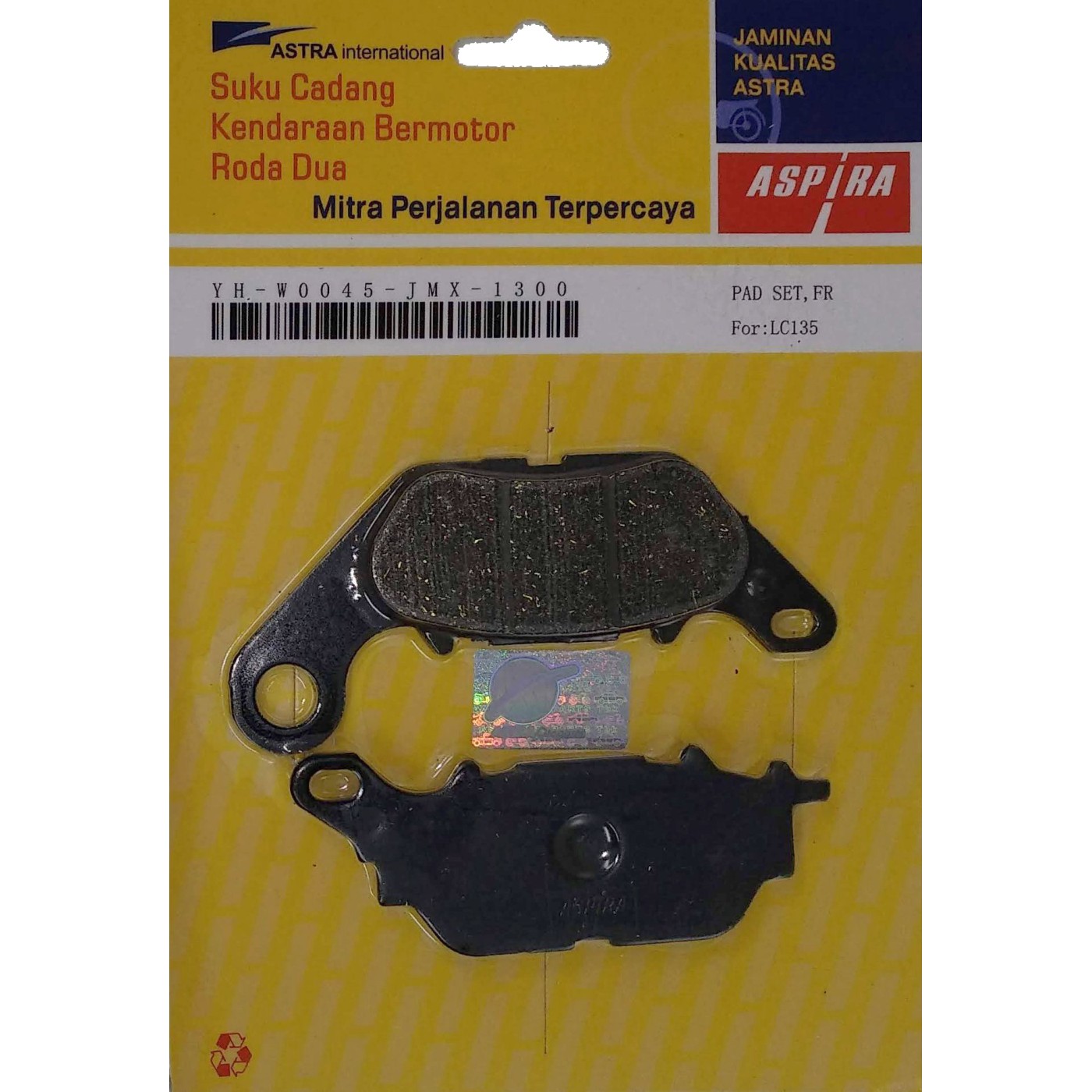 ΤΑΚΑΚΙΑ YMH CRYPTON-X 135 ASPIRA ΚΙΝΑΣ (100) (FA464) - (ΚΙΝ)