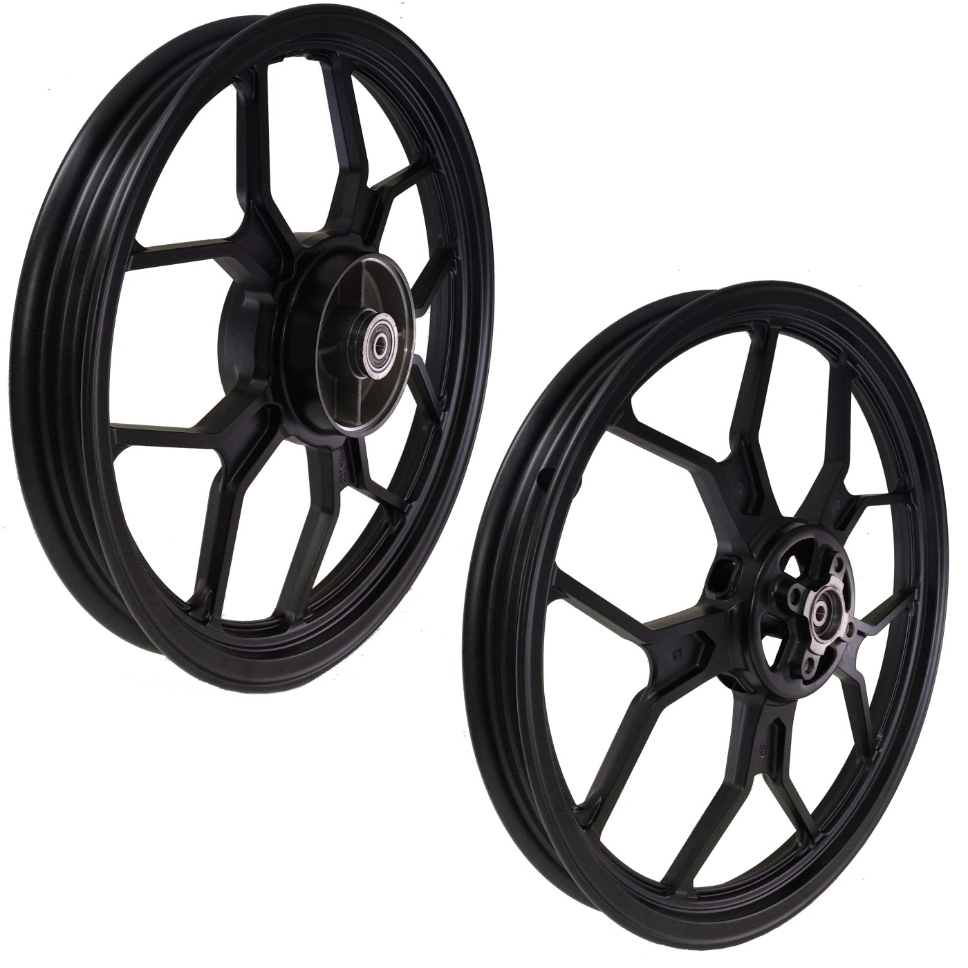 ΤΡΟΧΟΙ ΑΛΟΥΜ YMH CRYPTON-X 135 5/10 ΜΠ/ΣΟΙ X1-R ΜΑΥΡΟΙ ΜΑΤ TUBELESS - (ΜΑΛ)