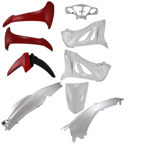 ΚΟΥΣΤΟΥΜΙΑ MDN KRISS 125 EFI INJECTION (CT100) ΚΟΚΚΙΝΑ/ΑΣΠΡΑ (9 ΤΕΜ)