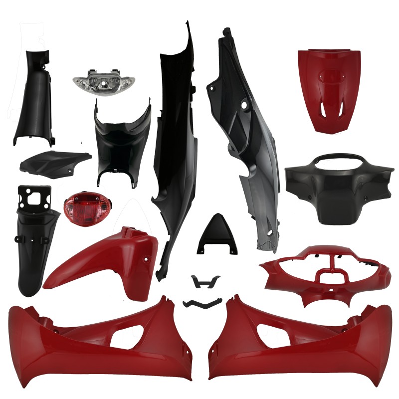 ΚΟΥΣΤΟΥΜΙΑ MDN KRISS 125 ΚΑΡΜΠΥΡΑΤΕΡ (KRISS120) ΚΟΚΚΙΝΑ/ΜΑΥΡΑ (17 ΤΕΜ) 
