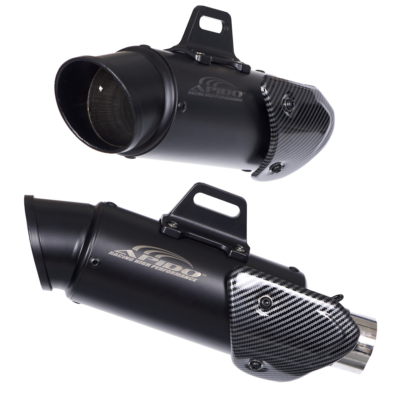 ΤΕΛΙΚΑ ΕΞΑΤΜ. APIDO (M-3322BLACK) ΣΤΡΟΓΓ. ΜΑΥΡΑ 250mm No2 - (ΤΑΙ)