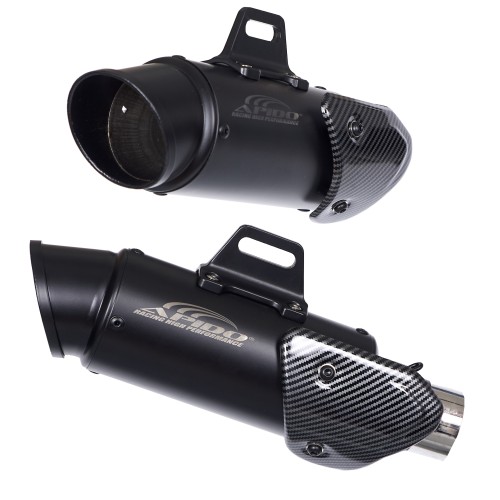 ΤΕΛΙΚΑ ΕΞΑΤΜ. APIDO (M-3322BLACK) ΣΤΡΟΓΓ. ΜΑΥΡΑ 250mm No2 - (ΤΑΙ)