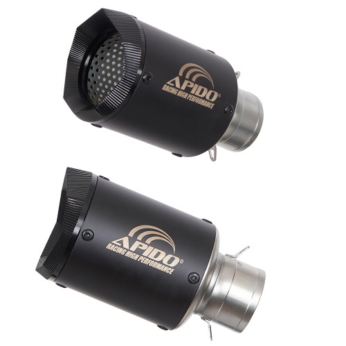 ΤΕΛΙΚΑ ΕΞΑΤΜ. APIDO (M-6110BLACK) ΜΑΥΡΑ 130mm - (ΤΑΙ)
