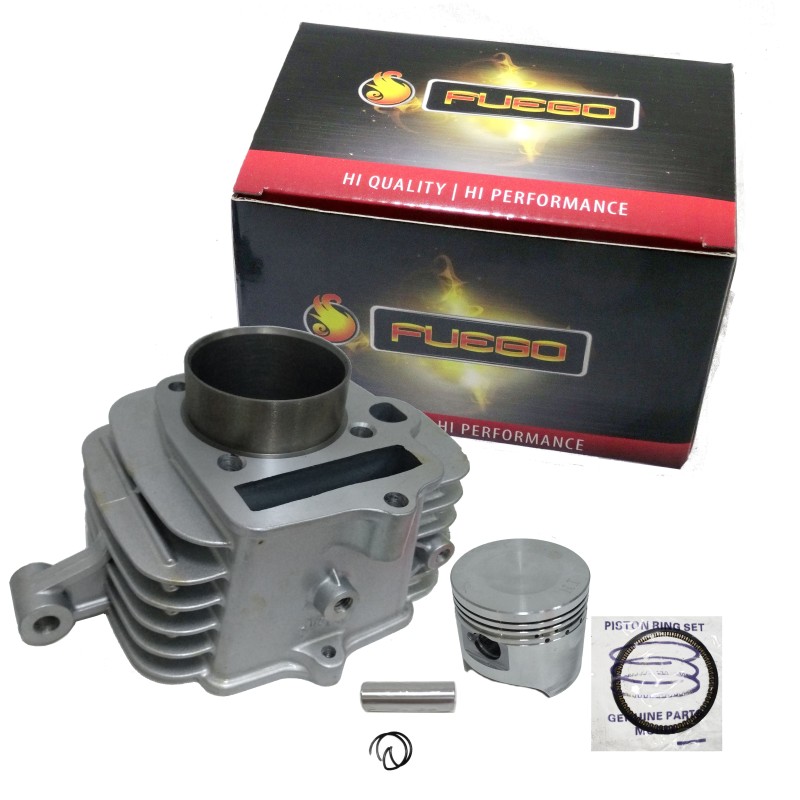 ΚΥΛΙΝΔΡΟΠΙΣΤΟΝΑ LIFAN 125 52,4' ΜΕ ΜΠΡΑΤΣΟ, 13mm ΠΥΡΡΟΣ ΠΙΣΤΟΝΙΟΥ FUEGO - (ΤΑΙ)