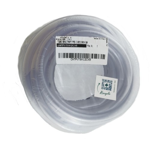 ΣΩΛΗΝΑΚΙ ΒΕΝΖΙΝΗΣ 8 Χ 12 mm ΔΙΑΦΑΝΕΣ CENTAURO ΙΤΑΛΙΑΣ (5μ) - (ΙΤΑ)