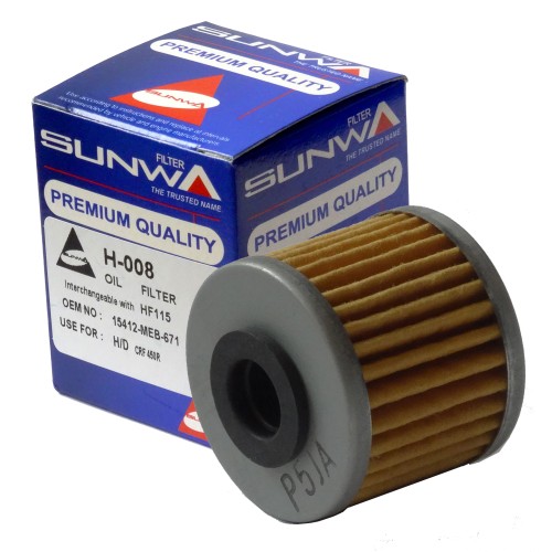 ΦΙΛΤΡΑ ΛΑΔΙΟΥ H-008 (HF115) SUNWA - (ΤΛΝ)