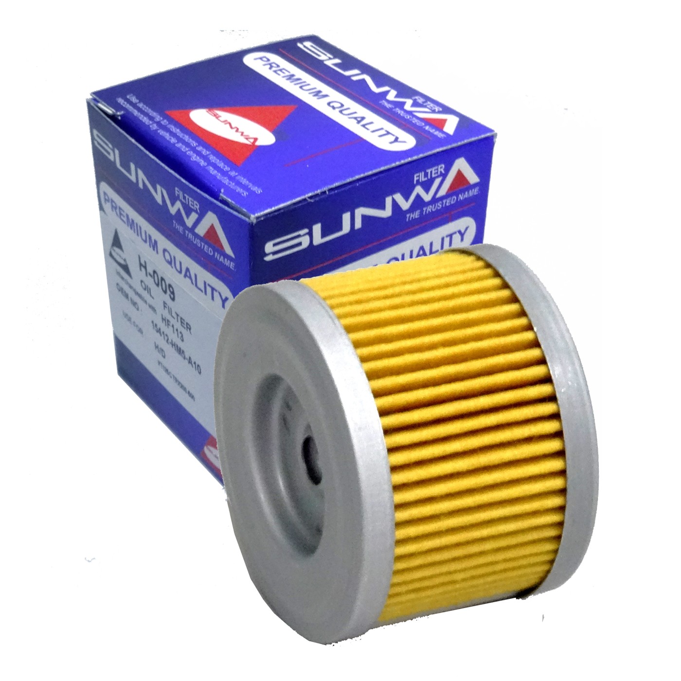 ΦΙΛΤΡΑ ΛΑΔΙΟΥ H-009 (HF113) SUNWA HND XLV125 - (ΤΛΝ)