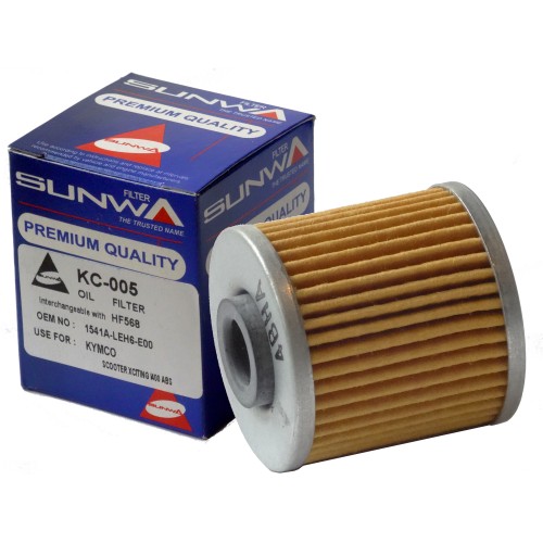 ΦΙΛΤΡΑ ΛΑΔΙΟΥ KC-005 (HF568) SUNWA KMC XCITING 400 - (ΤΛΝ)