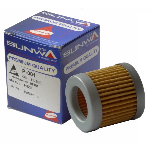 ΦΙΛΤΡΑ ΛΑΔΙΟΥ P-001 (HF181) SUNWA PIAG LIBERTY 125 - (ΤΛΝ)
