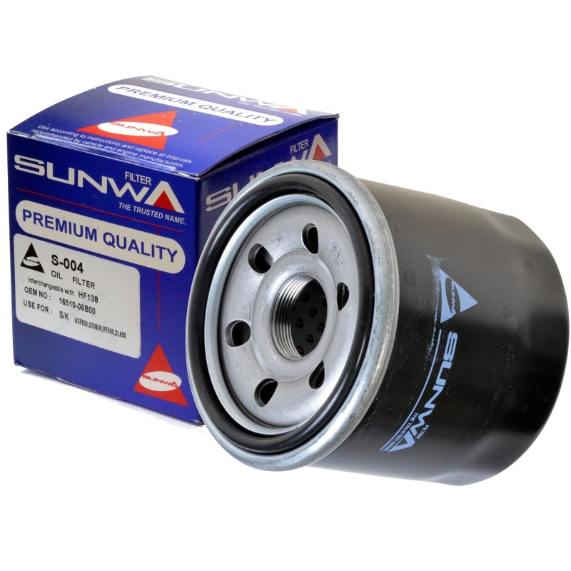 ΦΙΛΤΡΑ ΛΑΔΙΟΥ S-004 (HF138) SUNWA SZK DL650 / 1000 V-STROM - (ΤΛΝ)