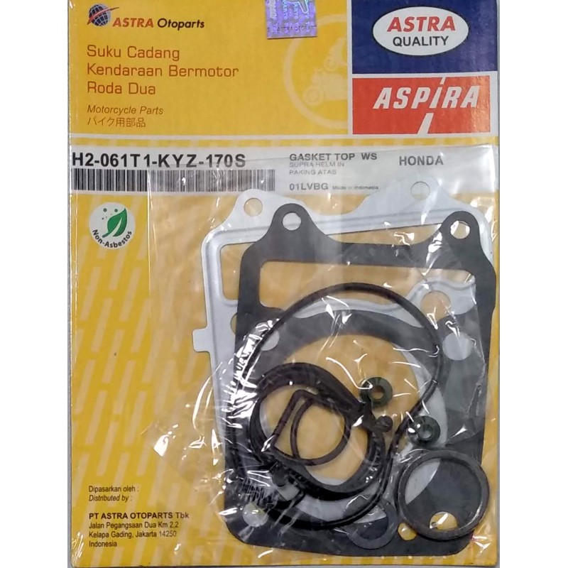 ΦΛΑΝΤΖΕΣ ΚΕΦΑΛΗΣ ΣΕΤ HND SUPRAX 125 52.4MM ASPIRA (KYZ) - (ΙΝΔ)