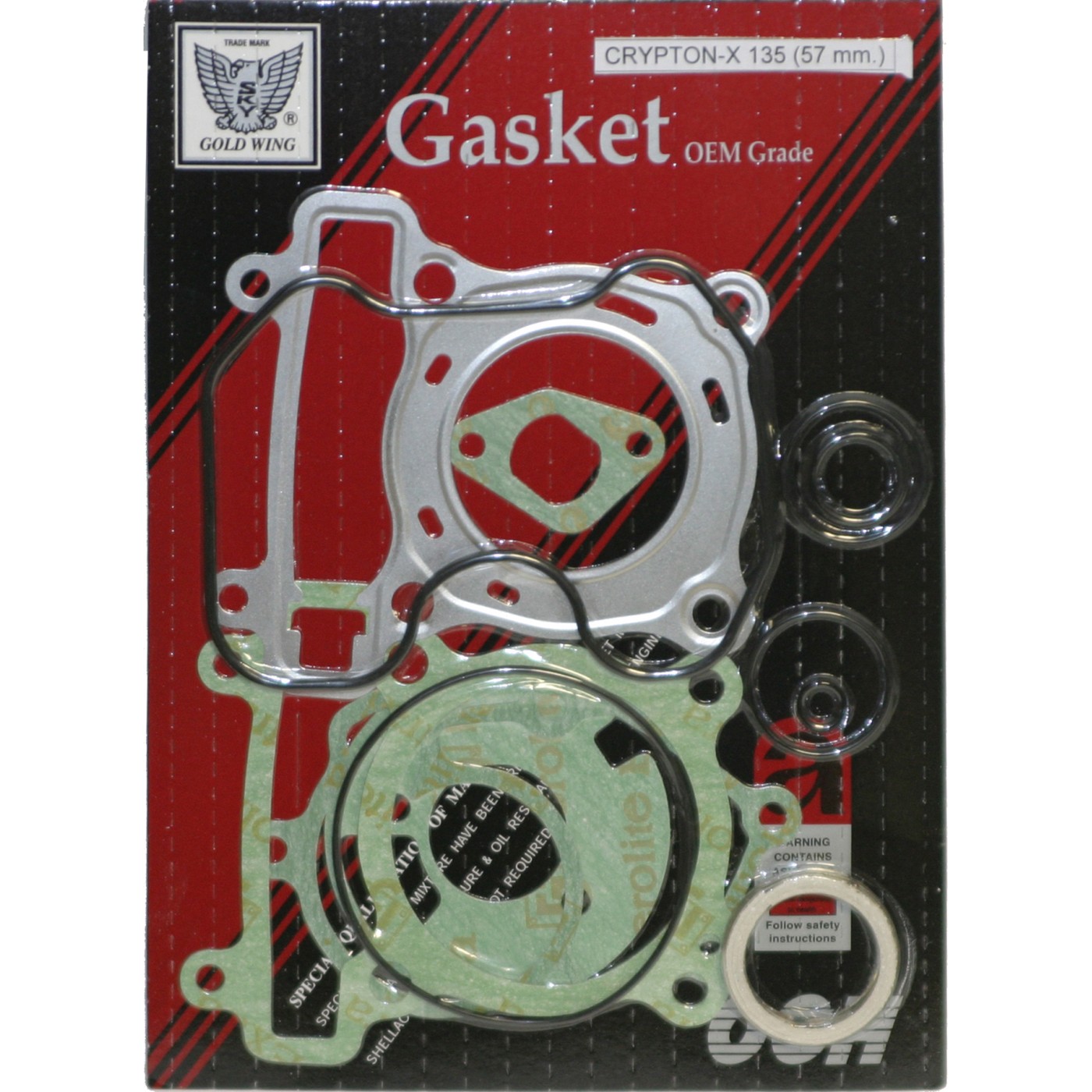 ΦΛΑΝΤΖΕΣ ΚΕΦΑΛΗΣ ΣΕΤ YMH CRYPTON-X 135 56' GOLDWING - (ΤΑΙ)