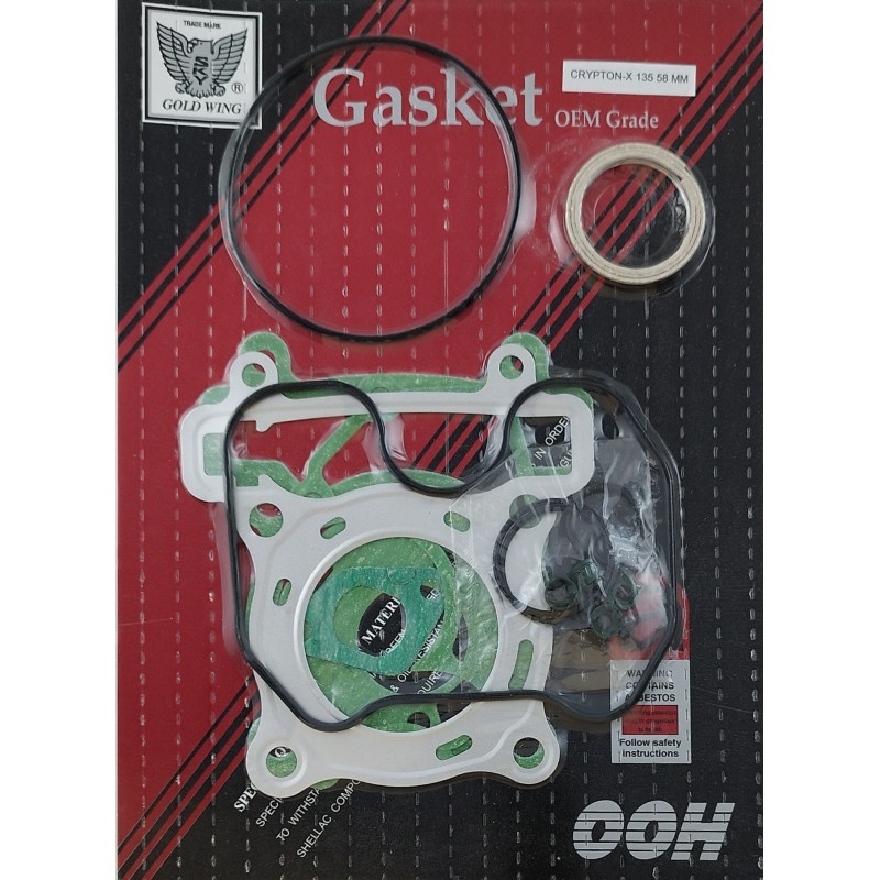 ΦΛΑΝΤΖΕΣ ΚΕΦΑΛΗΣ ΣΕΤ YMH CRYPTON-X 135 58' GOLDWING - (ΤΑΙ)